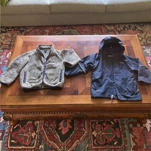 4T Patagonia Triclimate jacket with fleece and snow bibs